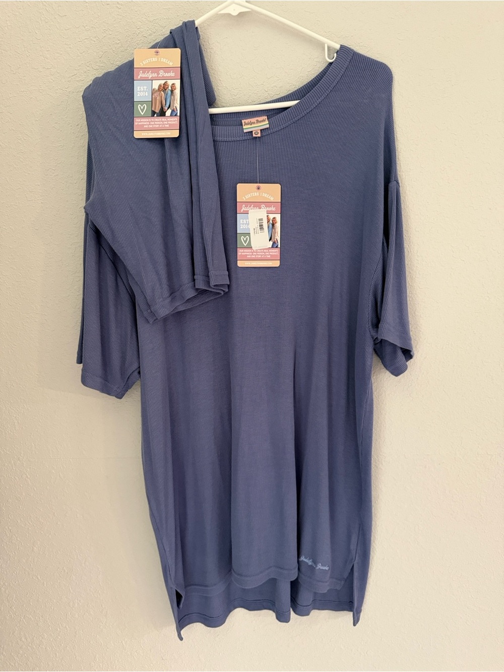 Jadelynn Brooke Tunic in Muted Blue